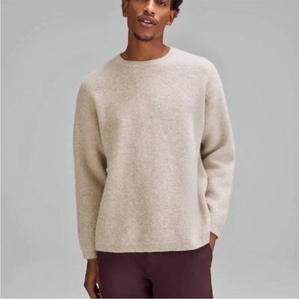 lululemon athletica Cream Crewneck Sweater
